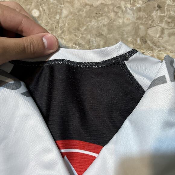 Gracie Barra Rash Guard Shirt Mens Small Black Red Compression Equipe Gym - Picture 7 of 8